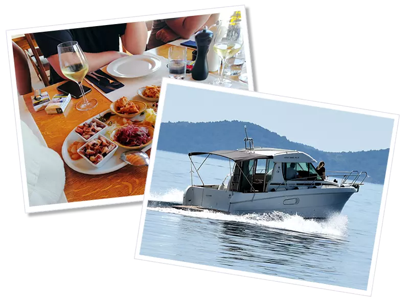 Boat excursion & Local food