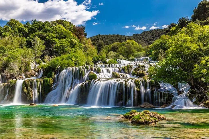 Krka Waterfalls National Park scenery