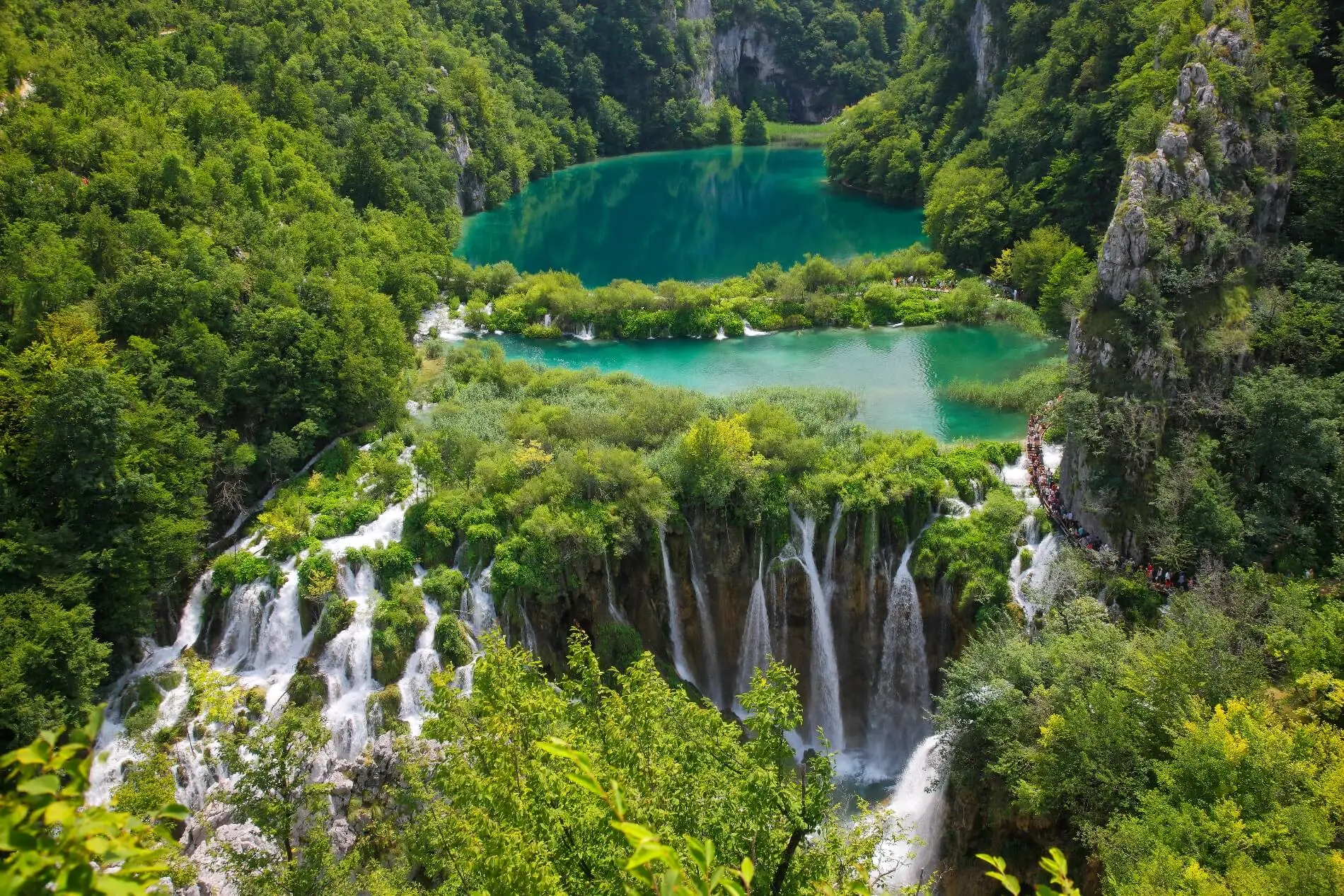 Plitvice Lakes National Park scenery